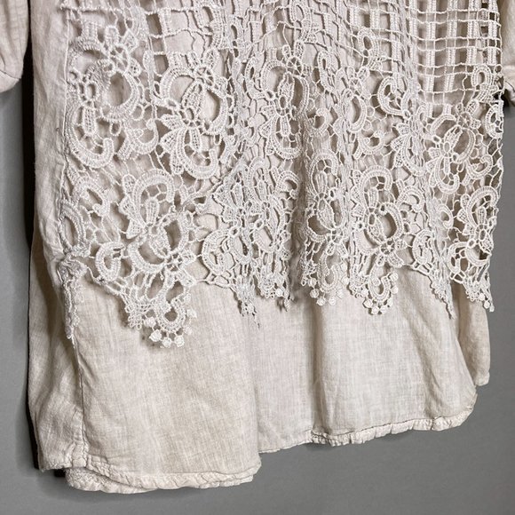 No Label - Taupe/Cream Tunic Crochet Design - Picture 7 of 13